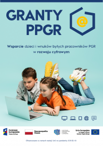 Plakat promocyjny projektu PPGR
